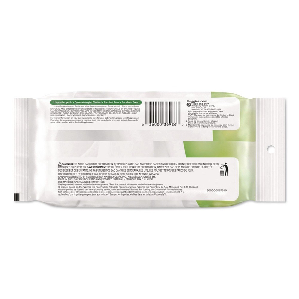 0 40706 6.6″ x 6.86″ Natural Care Sensitive Baby Wipes – Unscented (16/PK) New