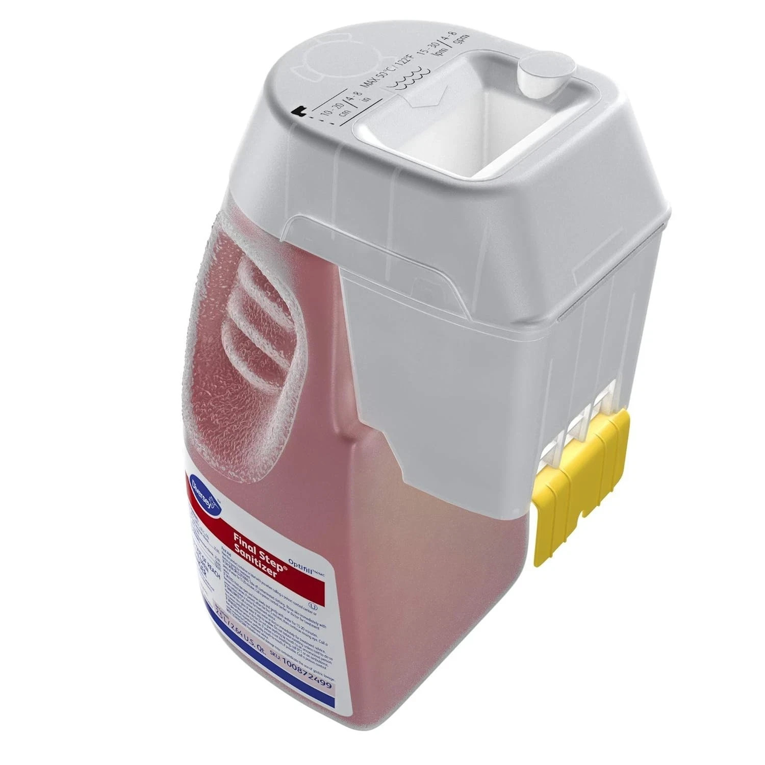 Diversey 101105267 Final Step Sanitizer, No Rinse Food Contact Sanitizer for Dis