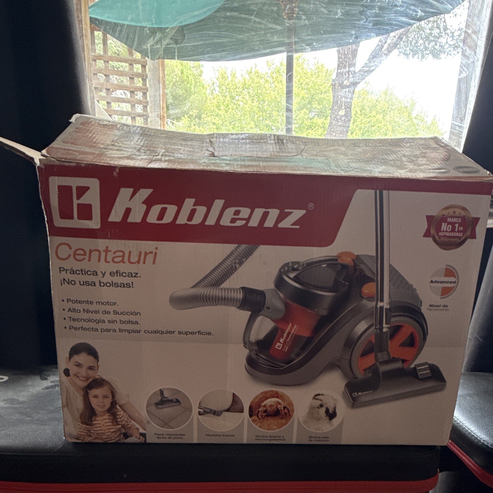 Koblenz Centauri Bagless Compact Canister Vacuum YCA-1300 w/ Hose & Nozzle