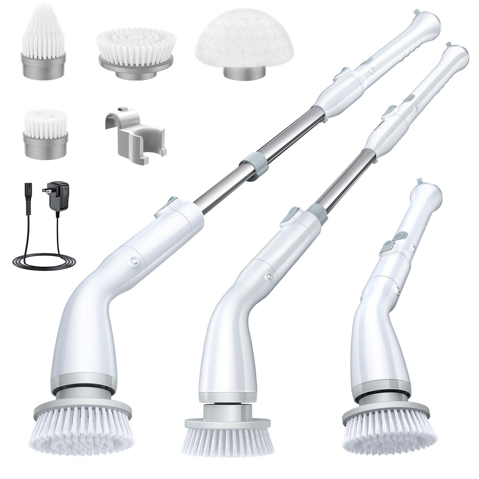 LABIGO Electric Spin Scrubber LA1 Pro, Cordless Spin Scrubber with 4 Replacea…
