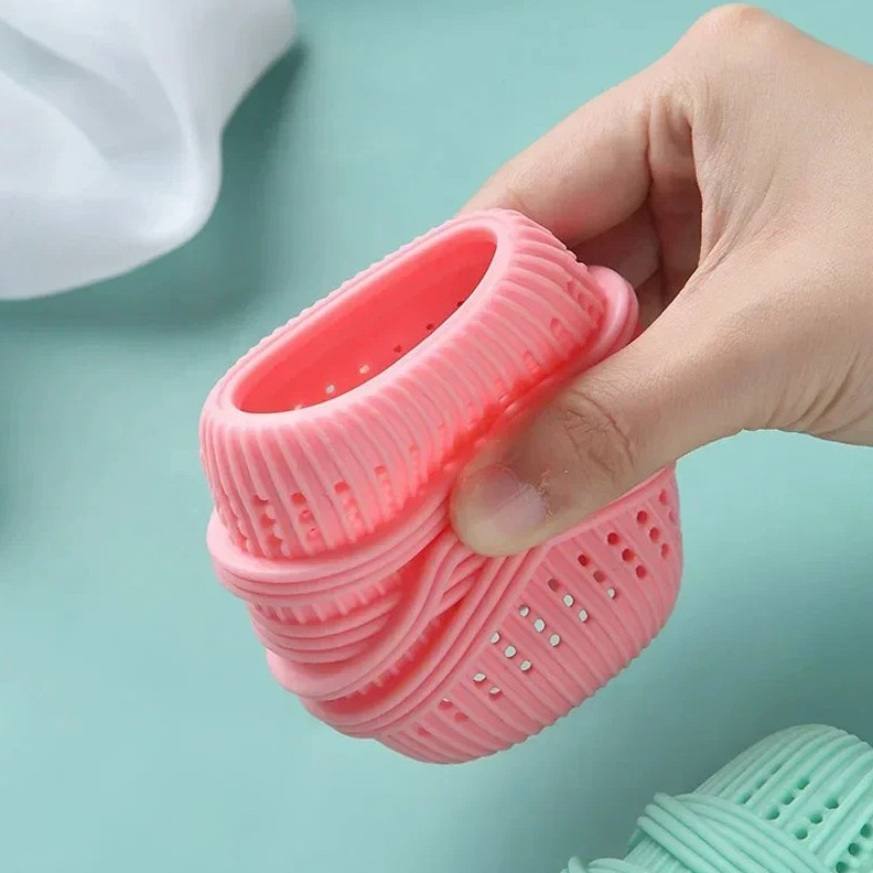 1 pc Laundry Ball Liquid Storage Cleaning Softener Ball Washing Machine Tool