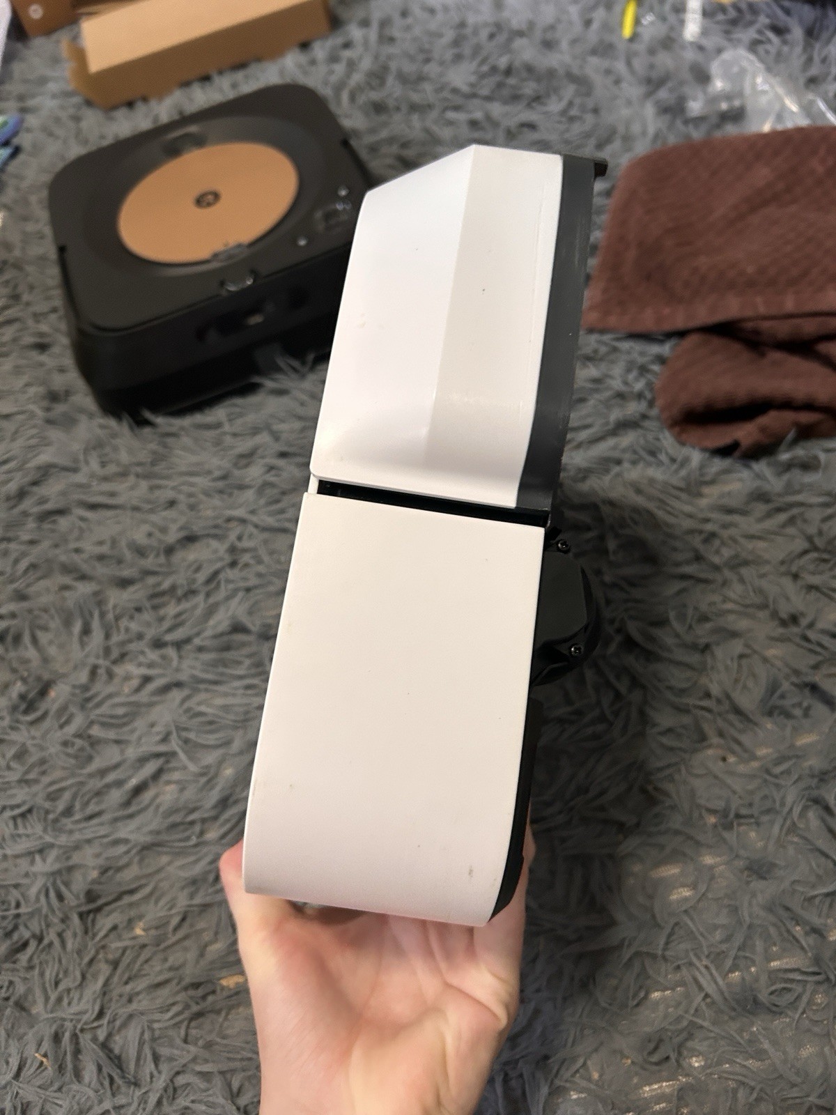 iRobot Braava Jet Lot of 2 (Black and White) No Tank, Charger Or Battery. As Is