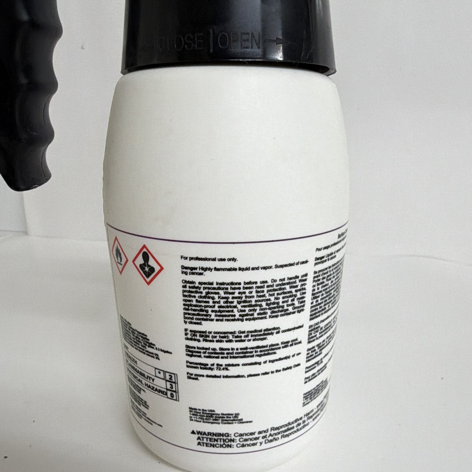 Lesonal Surface Cleaner Spray, Professional Use, 1L Handheld Bottle, MPN 1000005