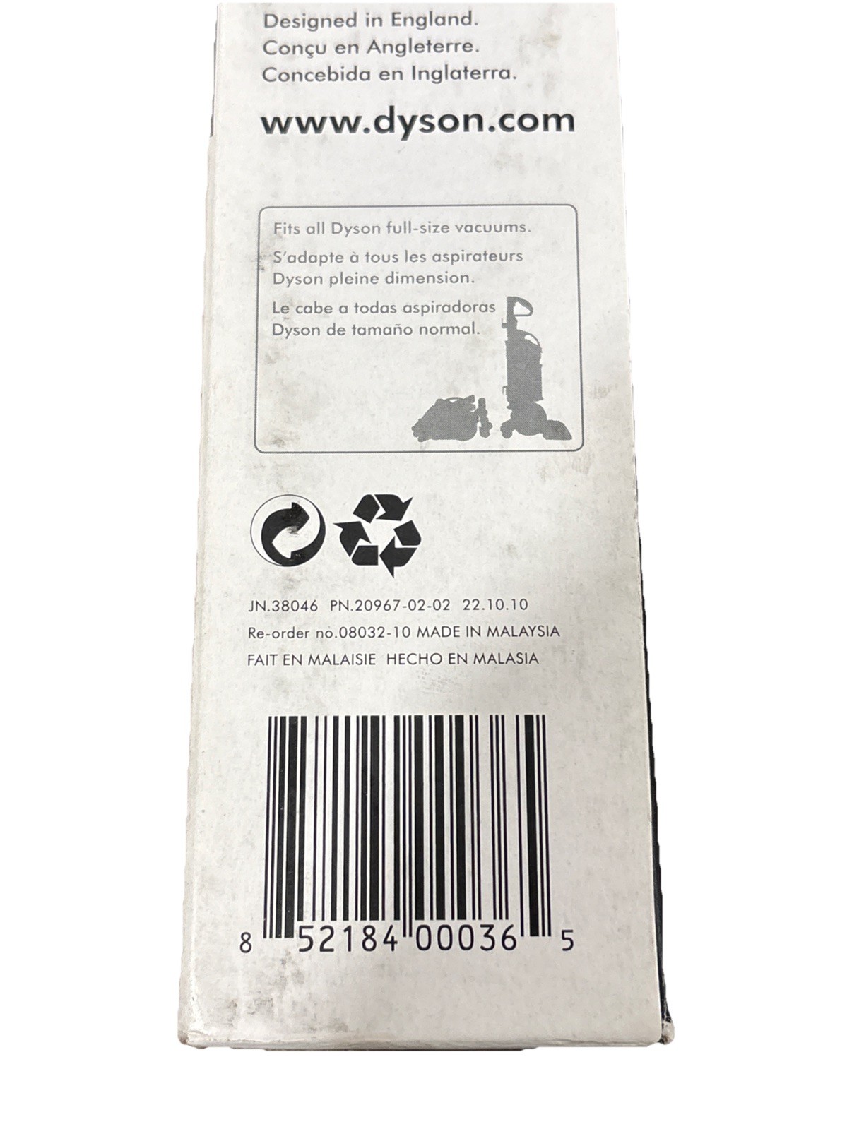 Dyson Flexi Crevice Tool 20967-02-02 (fits all dyson full-size vacuums) *NEW*