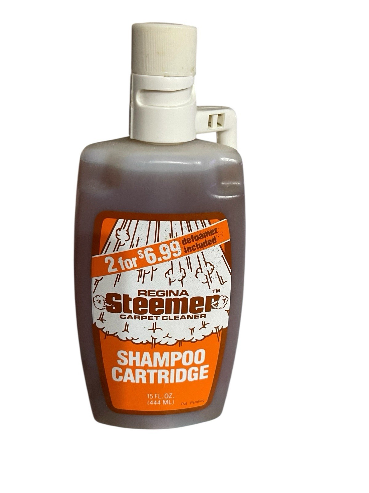 Regina Steemer carpet cleaner shampoo cartridge (vintage 1987) 15 oz.