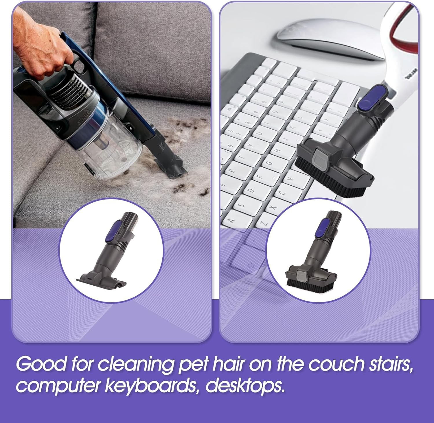 IX141 Vacuum Crevice Tool Brush Replacement Parts Compatible with Shark Pet