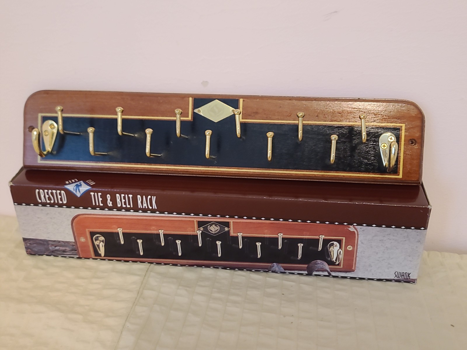 Vintage Swank Tie & Belt Rack – Mens Club