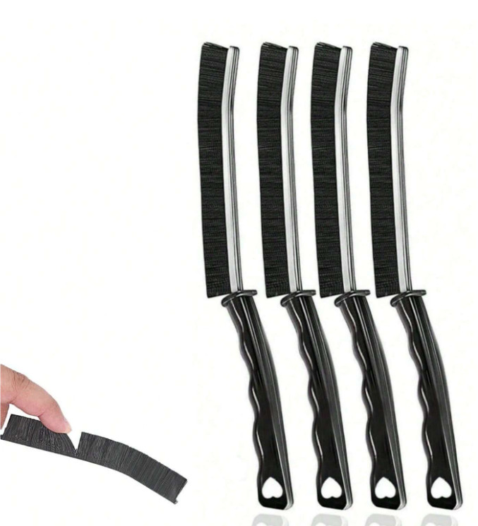 1 pc Multi-Function Crevice Brush for Kitchen & Bathroom Tile Deep Cleaning