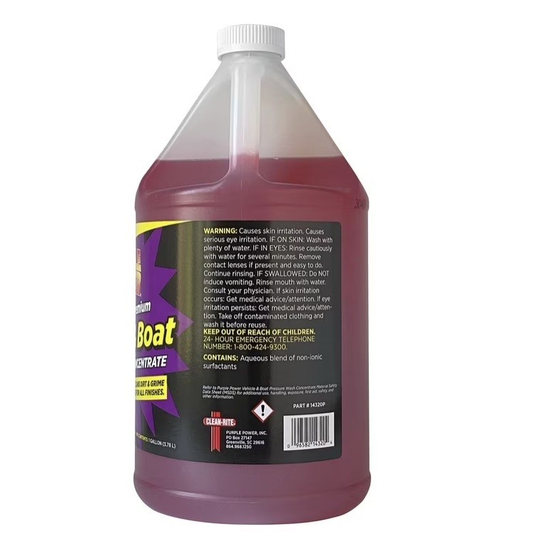 2 PACK Purple Power Heavy Duty Vehicle andBoat Pressure Washer Fluid Concentrate