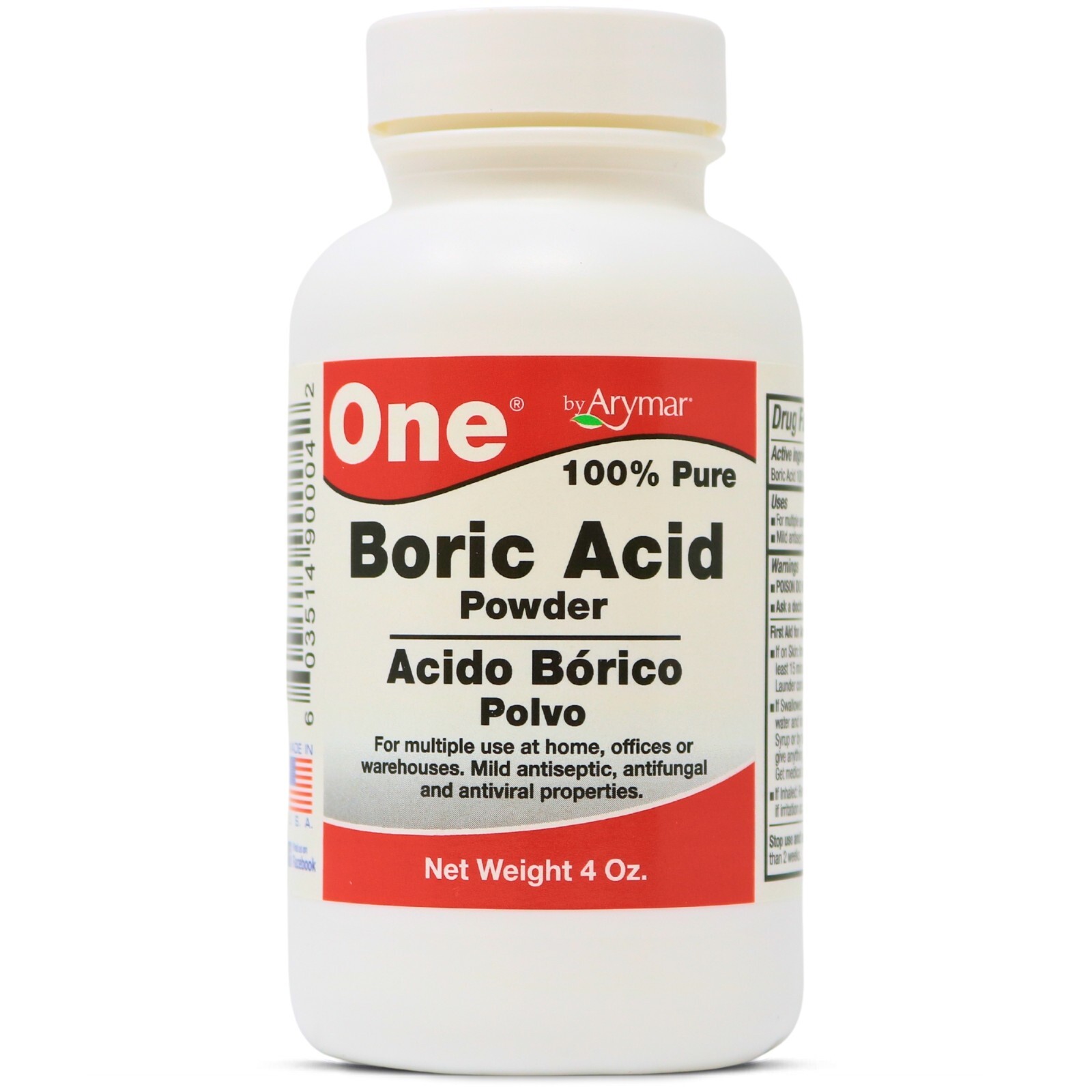 Arymar Multi-Use Boric Powder – Eco-Friendly Cleaning Solution, 4oz