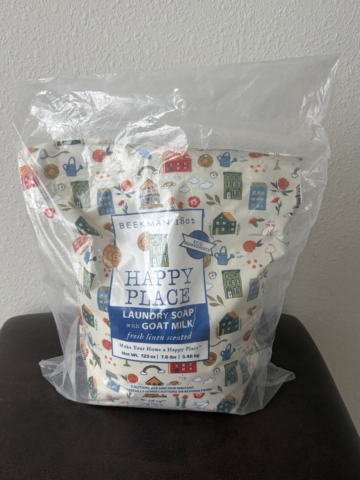 Beekman 1802 Happy Place 246-Load Laundry Soap 123 oz Fresh Linen Sealed