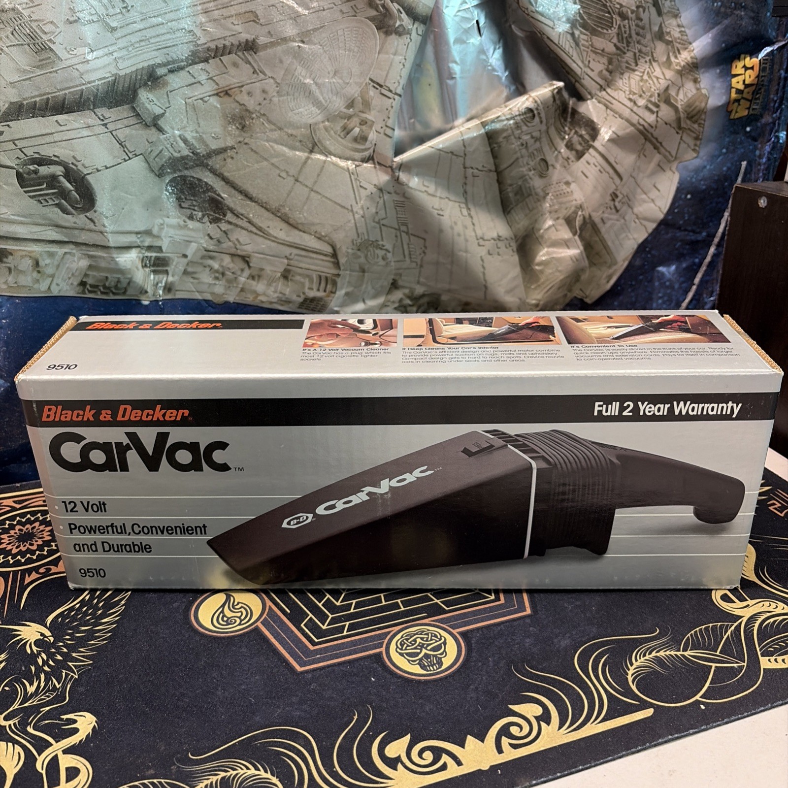 NEW SEALED Vintage Black & Decker Corded Dustbuster Car Vac Model 9510 1983