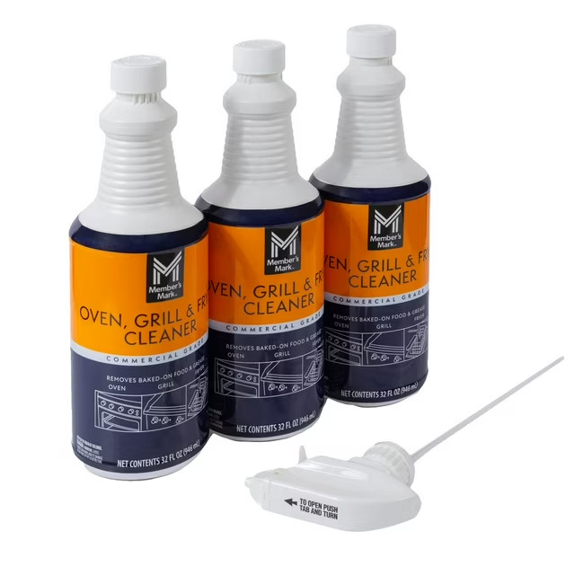 Member’s Mark Commercial Oven, Grill and Fryer Cleaner, 32 oz., 3 pk.