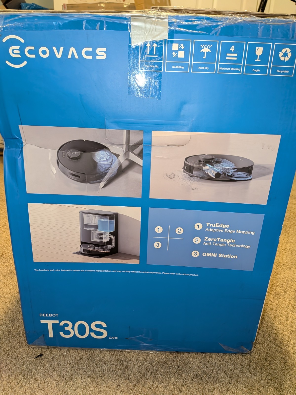 ECOVACS DEEBOT T30S Robot Vacuum and Mop (NIB)