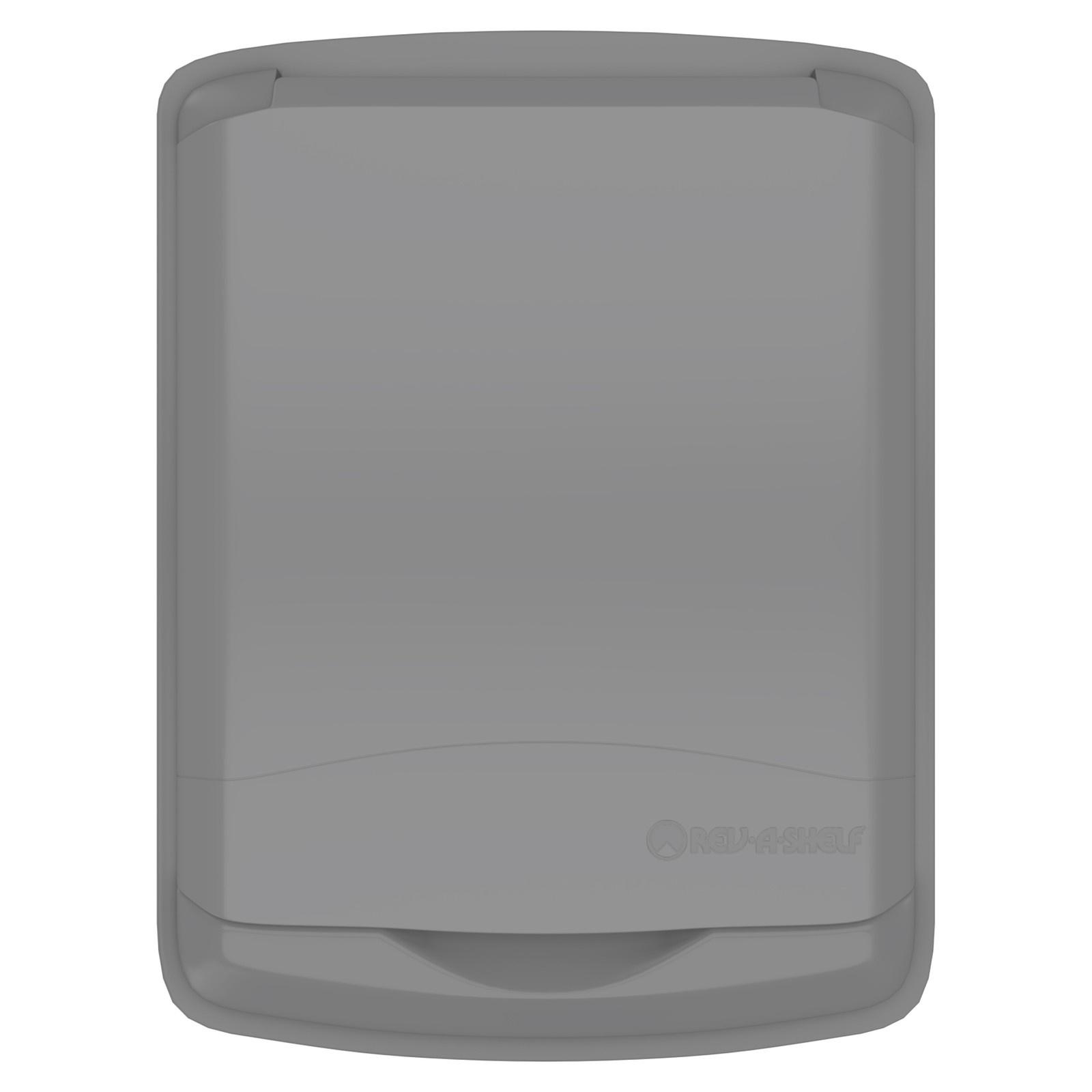 Rev-A-Shelf 50 Qt Trash Can Replacement Lid, Silver, RV-50-LID-17-1-40 (2 Pack)