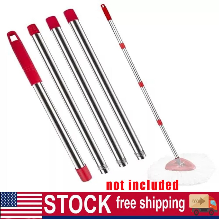 Spin Mop Pole Handle Replacement 4-Section For O-Cedar EasyWring