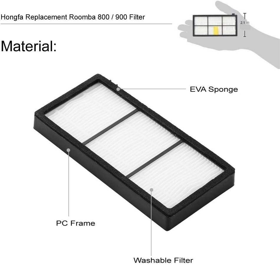 Replacement for iRobot Roomba Filters 960 981 15 Packs 800 and 900 Series