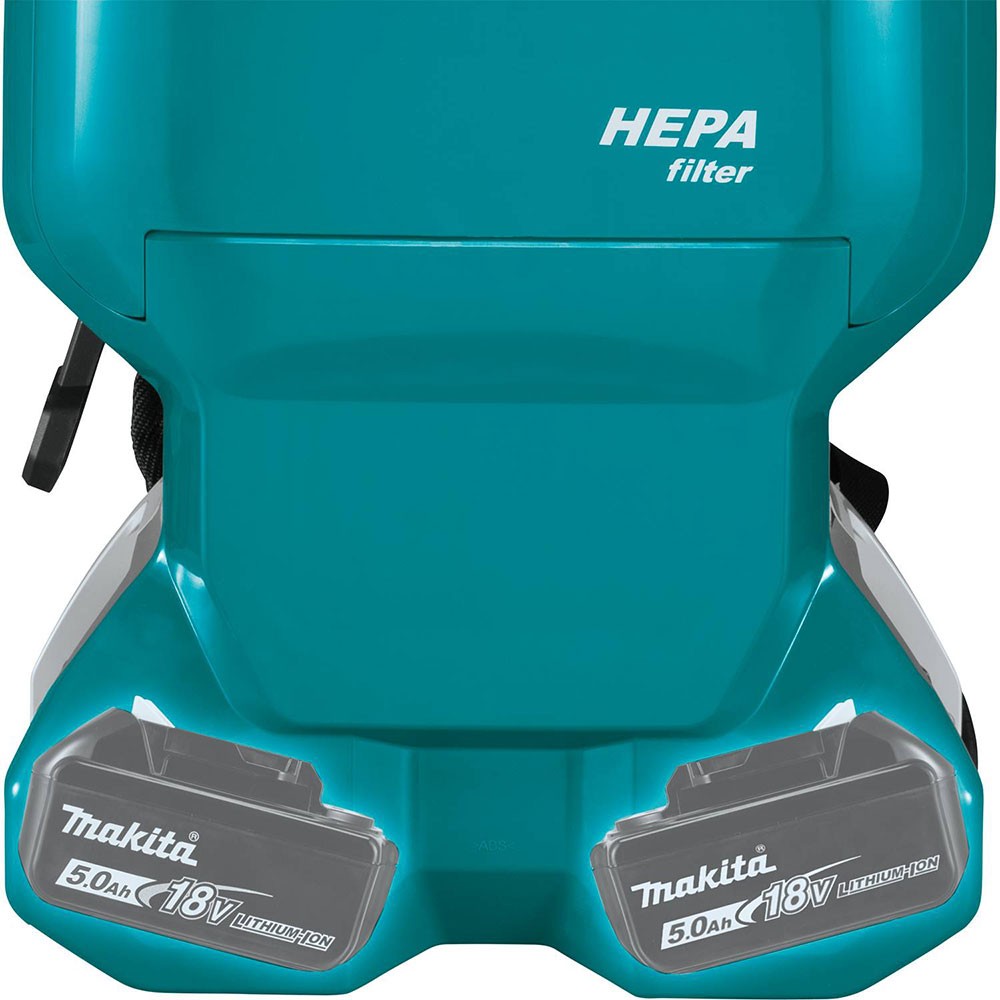 Makita XCV17Z 18V X2 LXT 1.6 Gallon Backpack Dry Vacuum