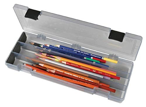 ArtBin 6900AB Pencil Utility Box, Art & 12.38 by 4.875 1.75-Inch, Gray