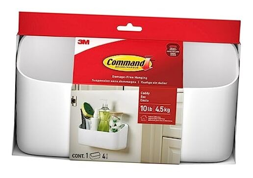 10 Lb Large with 4 Strips, 9.91″ 9.9 in. x 5.2 in. x 3.5 in. Organizing Caddy