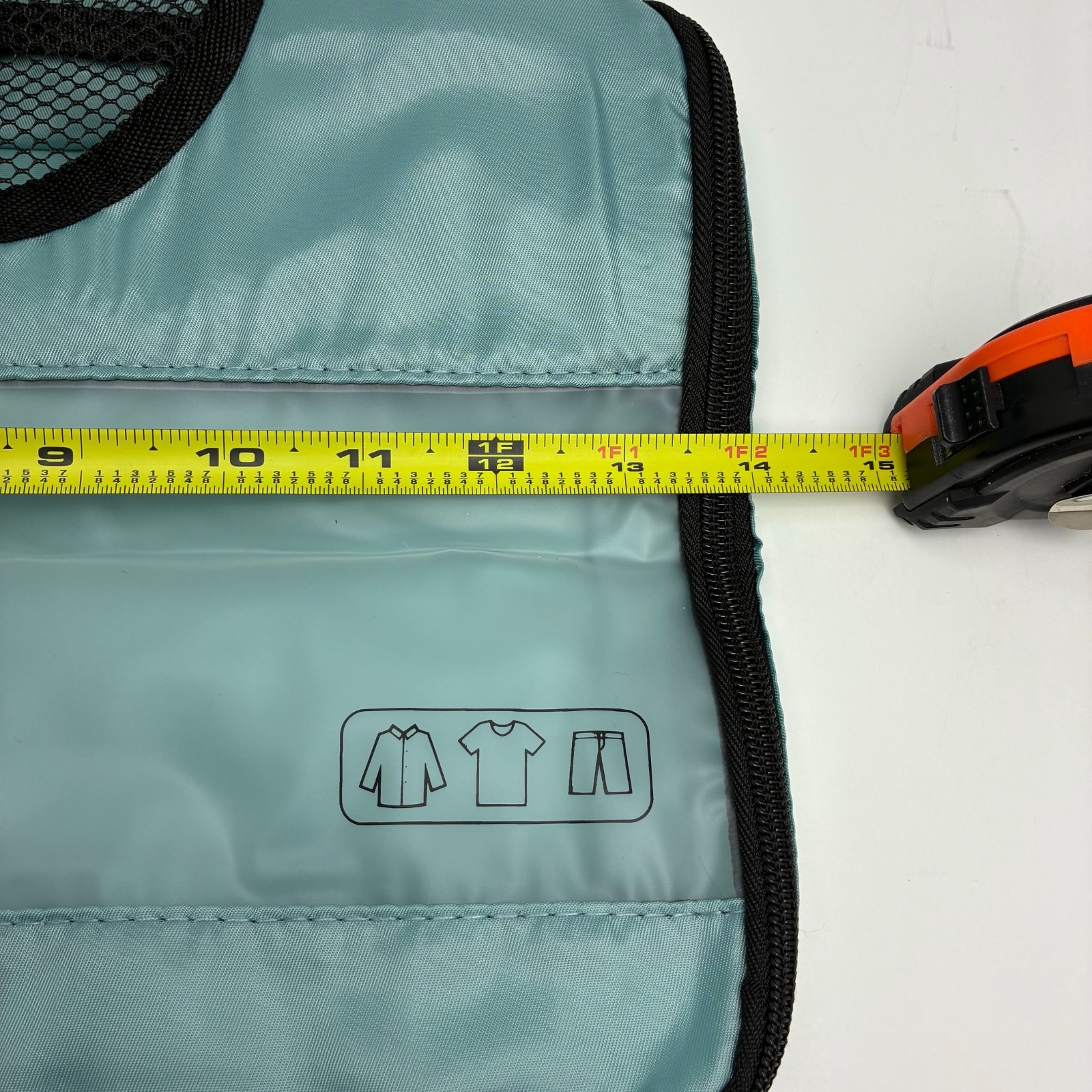 Compression Packing Cubes Set Travel Organizer Bags Luggage Storage Mint Green