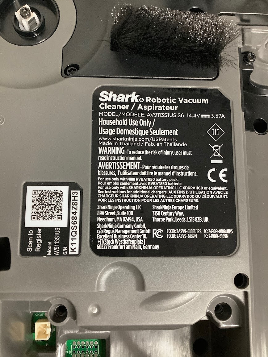 Unit Only – Shark AV911S AV9113S1US IQ EZ Robot Vacuum, No Charger, etc