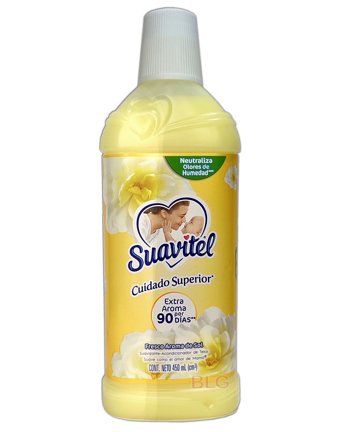 SUAVITEL Liquid Laundry FABRIC SOFTENER Conditioner 90 Day Fresh Scent 15.2oz-1P