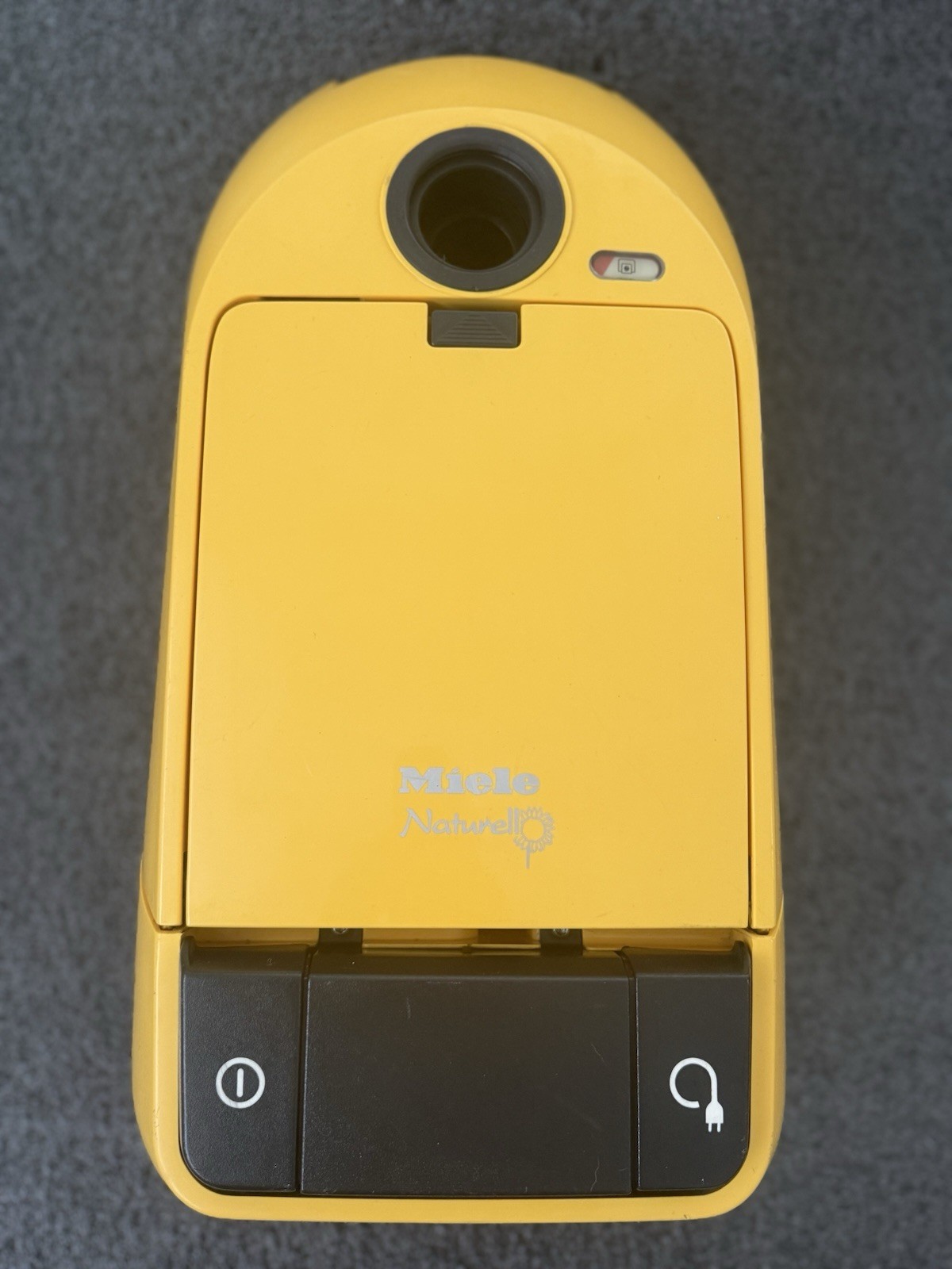 Vintage Miele Naturell S246i Canister Vacuum Cleaner Body Yellow