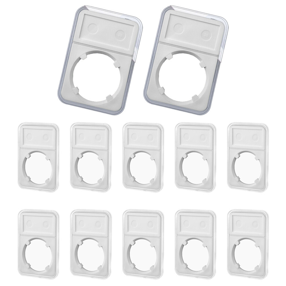 10Pcs 16MM Coin Slab Holder For 1/10 Oz Gold Display Storage Box Collection Case