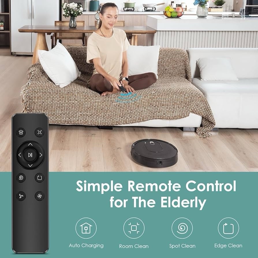 Robot Vacuum, 100 Mins Runtime, Slim, Quiet, Automatic Robotic Vacuum Cleaner