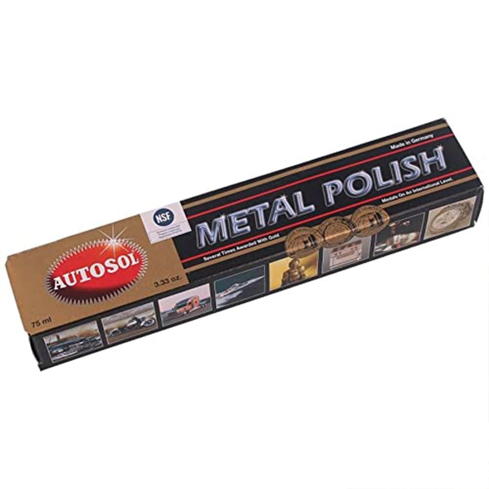 75mL Autosol Metal Polish for Chrome Copper Brass and more