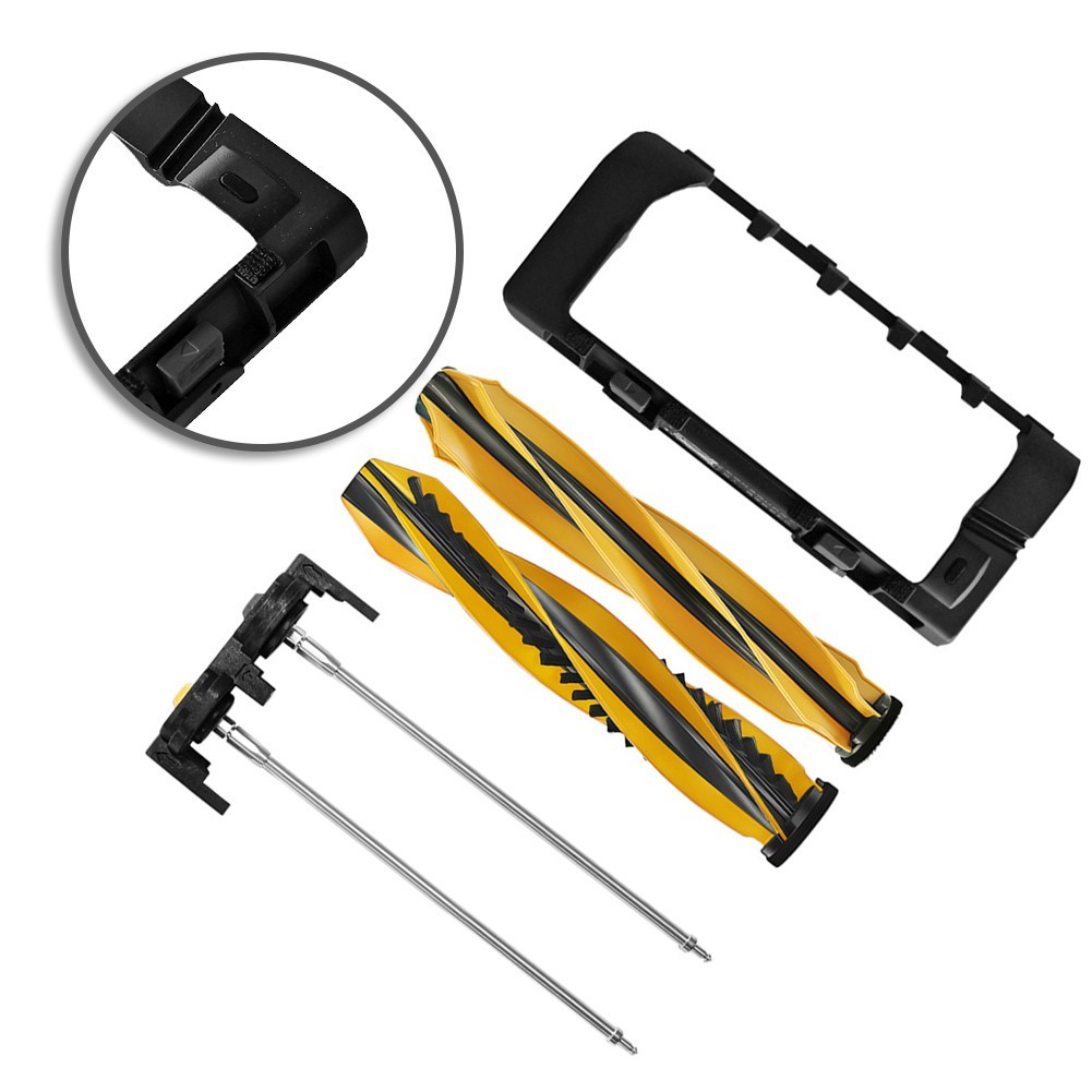 Main Brush Replacement Set for MOVA Z50 Ultra Complete Z60 Ultra Roller Vacuum