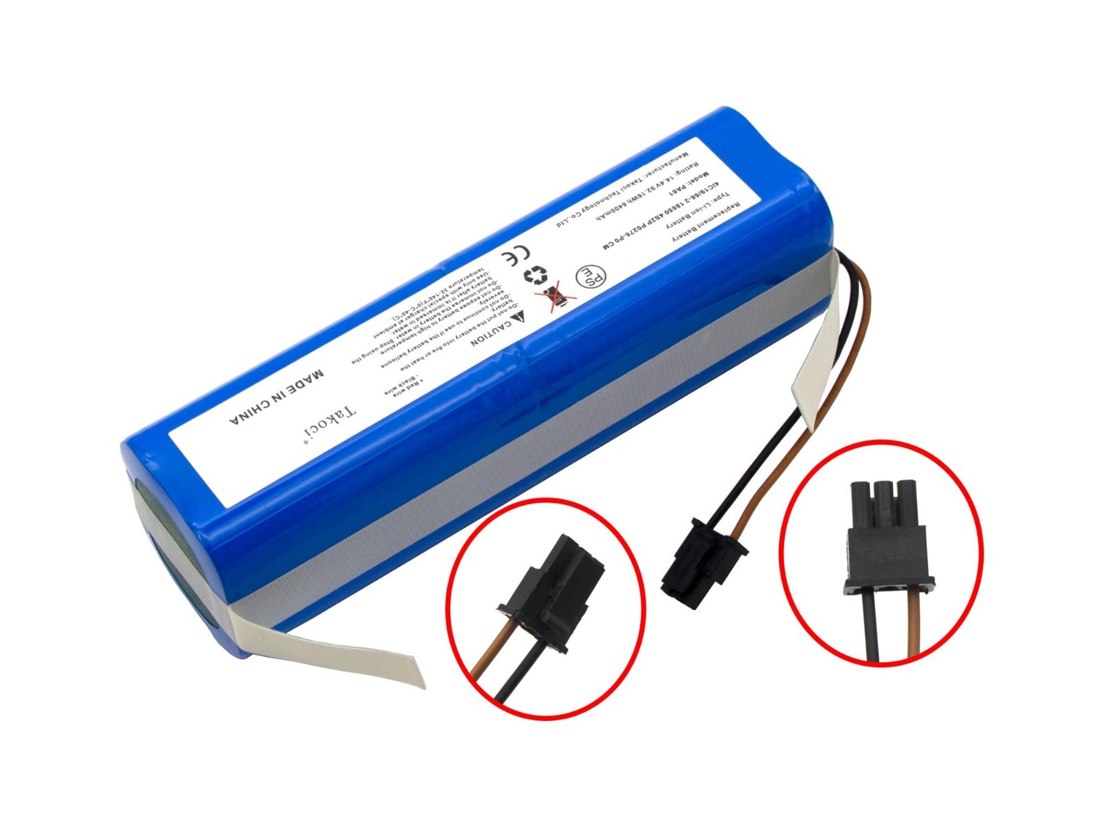 14.4V 6400mAh Li-ion Replacement Battery for Eufy RoboVac X8 Series Robot Vacuum