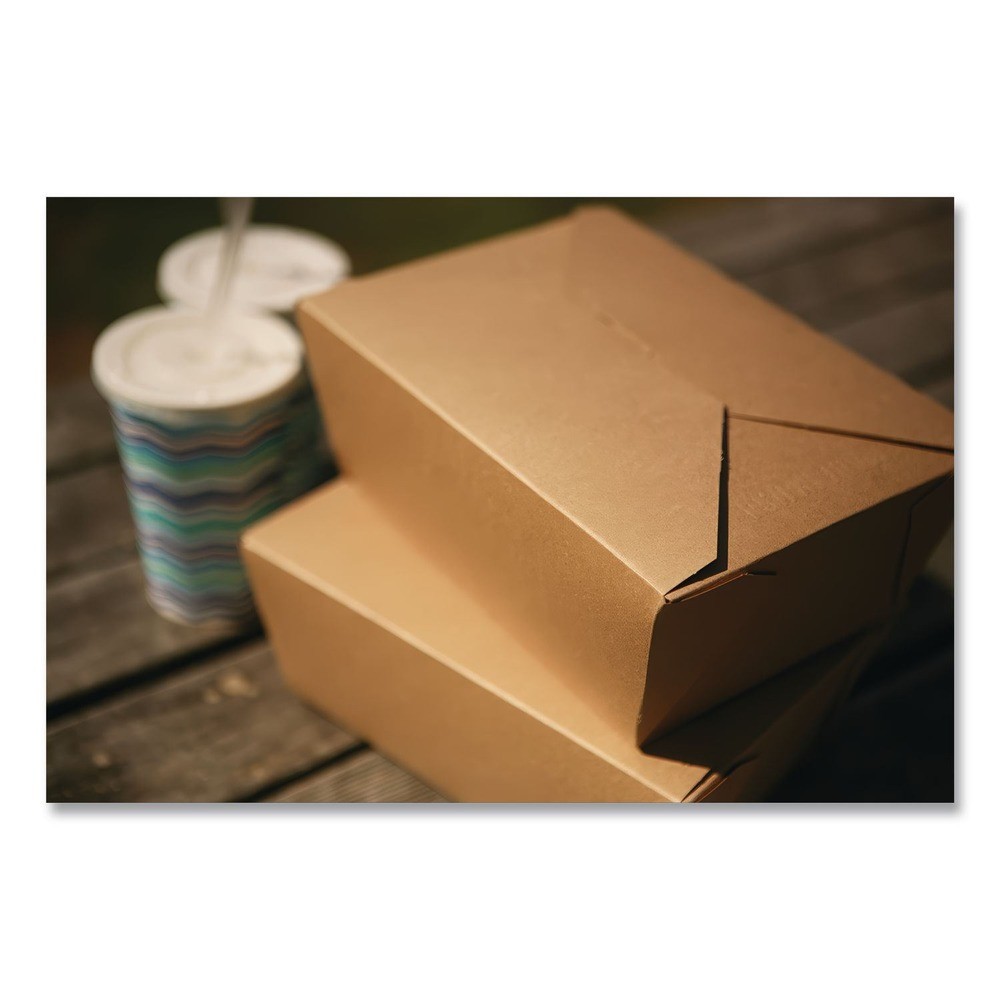 SCT 0734 ChampPak 7.75″ x 5.5″ x 3.5″ #4 Carryout Boxes – Kraft (160/CT) New