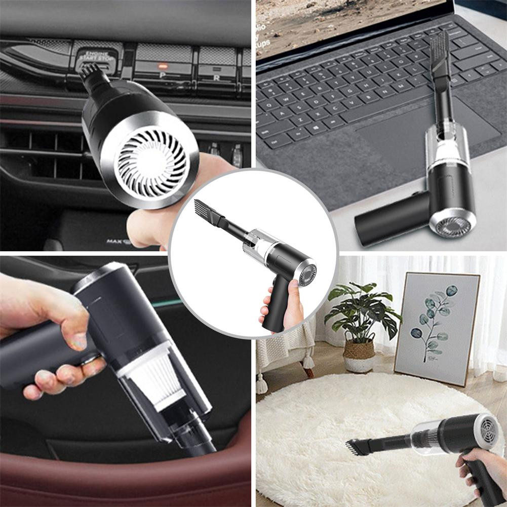 Vacuum Cleaner Blower Suction Washable HEPA Filter Cordless Black 9000PA