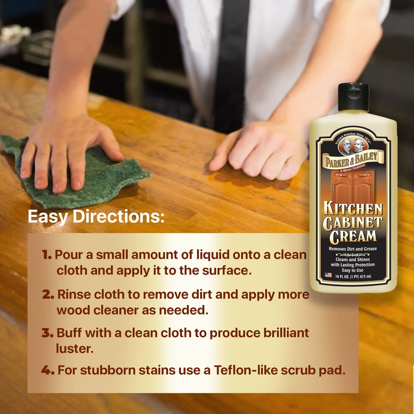 Kitchen Cabinet Cream – Multisurface Wood Cleaner And Polish Furniture Quick …
