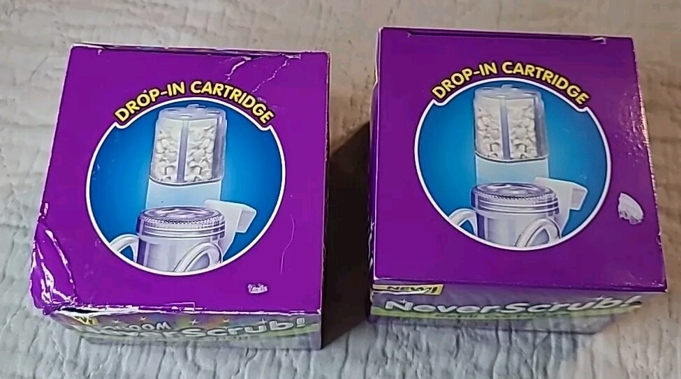 Lot Of 2 New Kaboom Never Scrub REFILL CARTRIDGE 35097 Drop-In 1.65oz