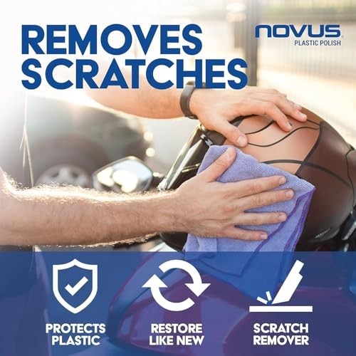Novus Plastic Clean & Shine Scratch Remover Set 64 oz Bottles