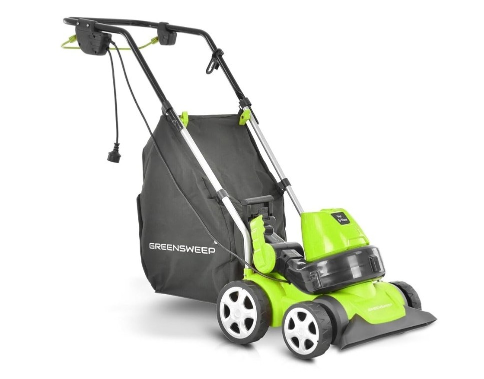 GreenSweep Vac & Blow Compact 3 In 1 Vacuum, Blower & Mulcher For Small Yards