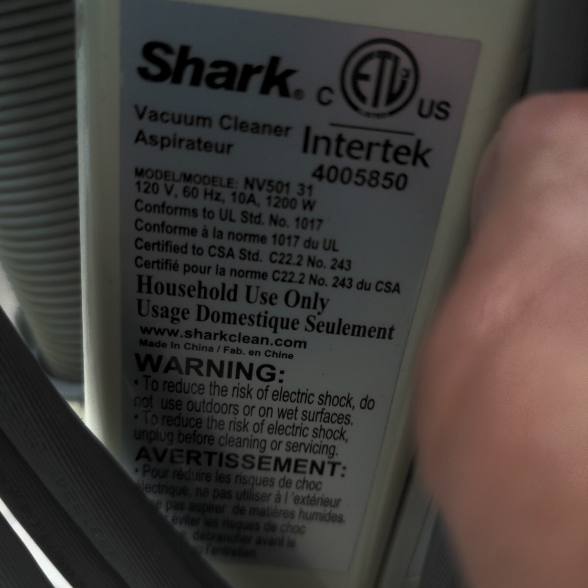 Shark NV501 Rotator Professional Upright Vacuum