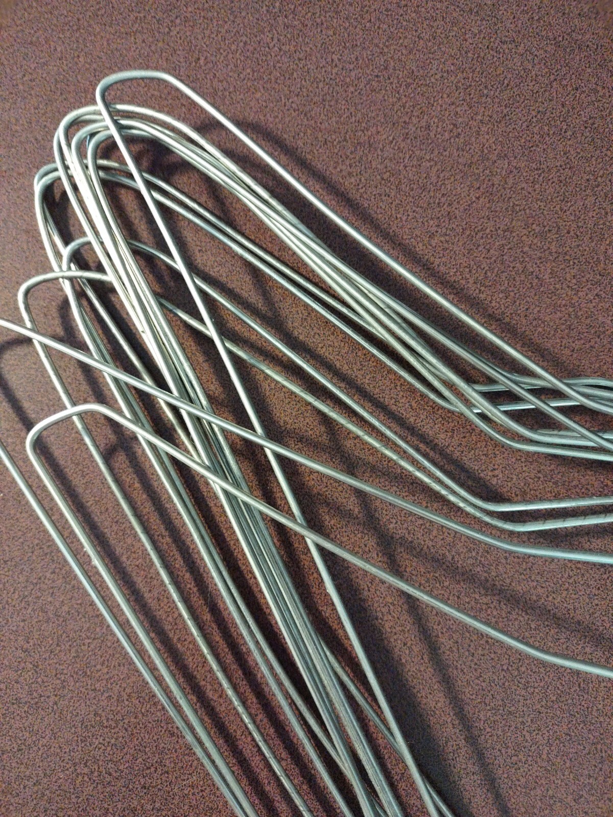 12 Pcs 16″ inch Steel Metal Wire Clothes Hangers 13 Gauge Silver