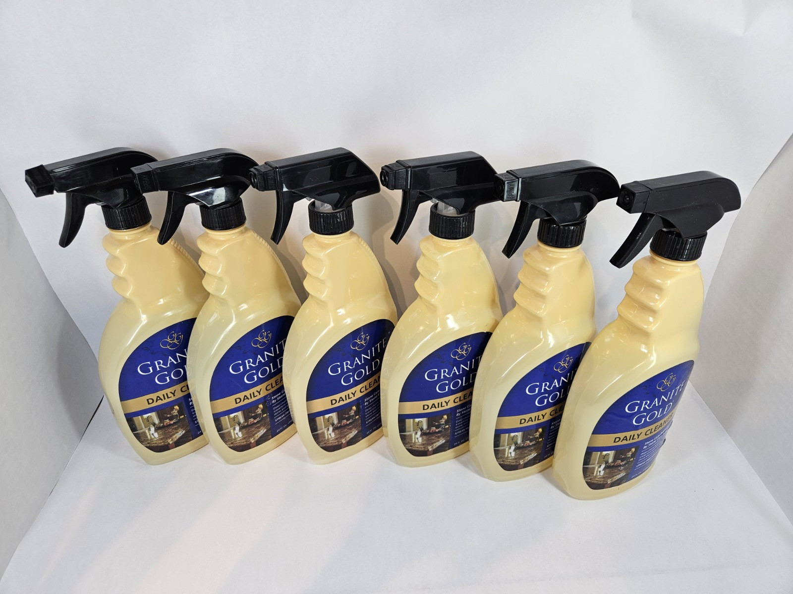 Lot of 6 24oz Bottles Granite Gold Daily Cleaner for Granite Marble Quartz Stone