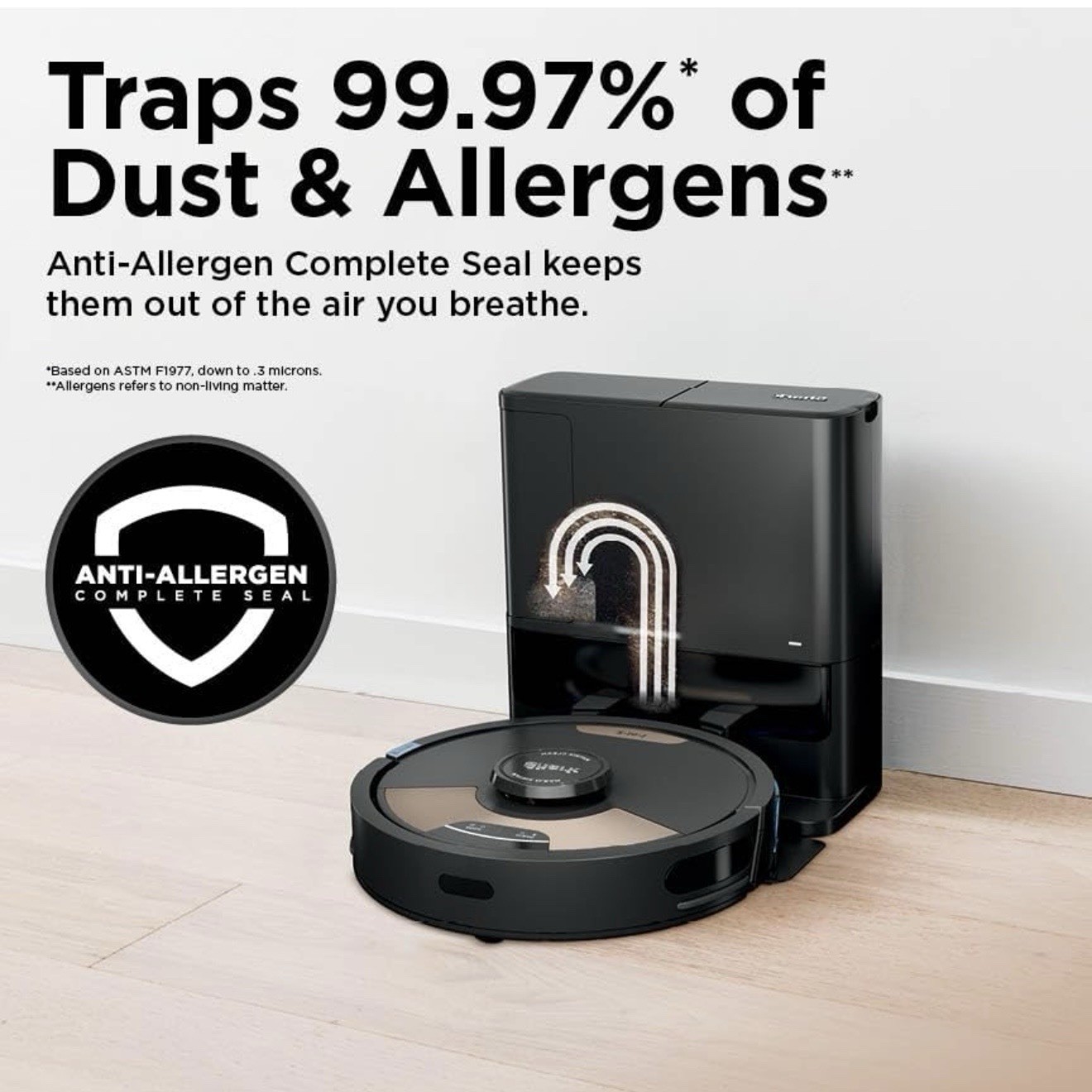 Shark Matrix Plus Robot Vacuum and Mop with Self-Empty HEPA Base Sonic Mopping