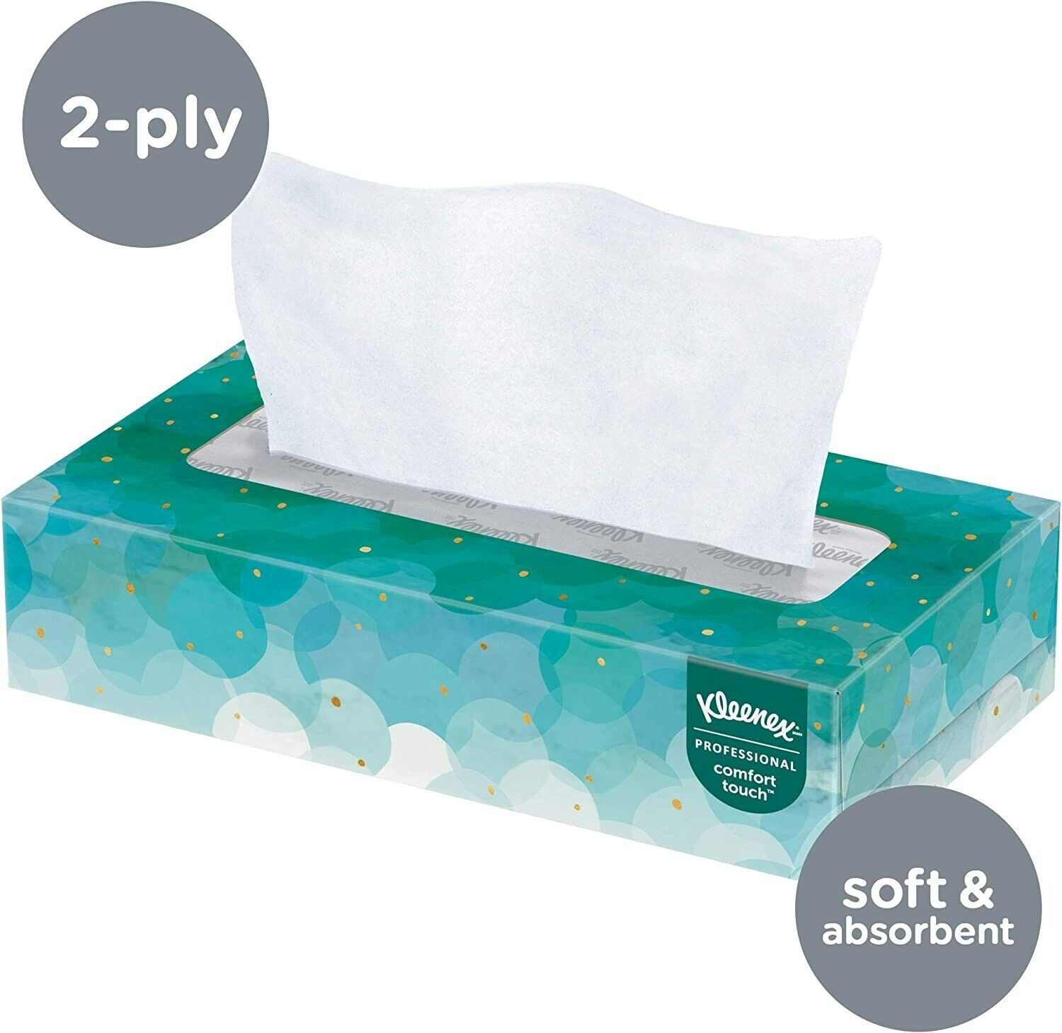 Kleenex Professional Facial Tissues 21400 2-Ply White 5 Boxes