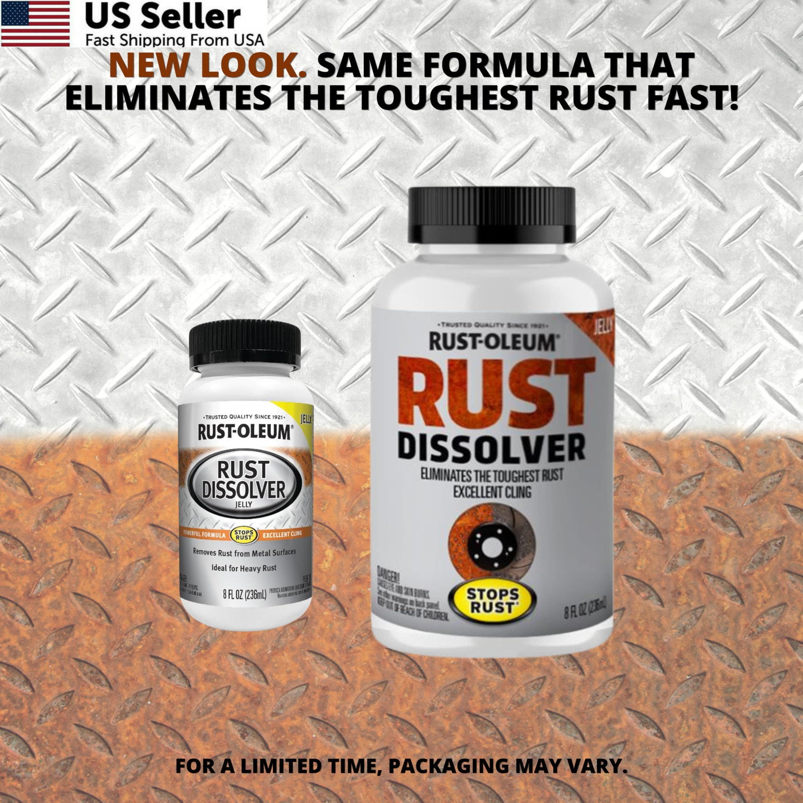 Rust-Oleum Rust Dissolver Jelly | Heavy-Duty 8 Fl Oz (Pack of 1), No Color