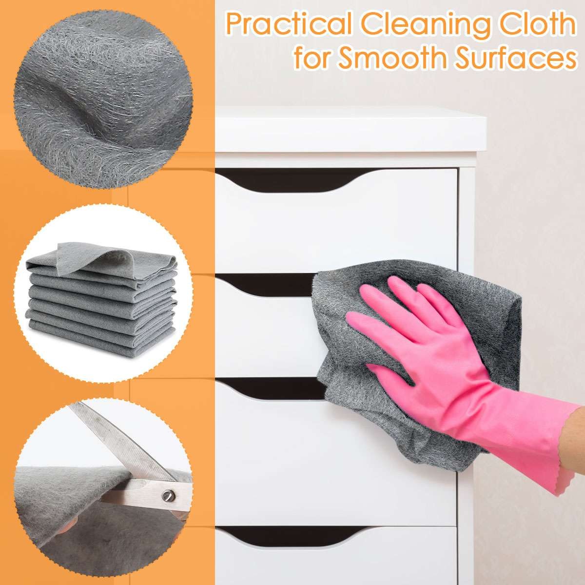 1-10 Thickened Magic Cleaning Cloth Streak Free Microfiber Cleaning Rag Reusable
