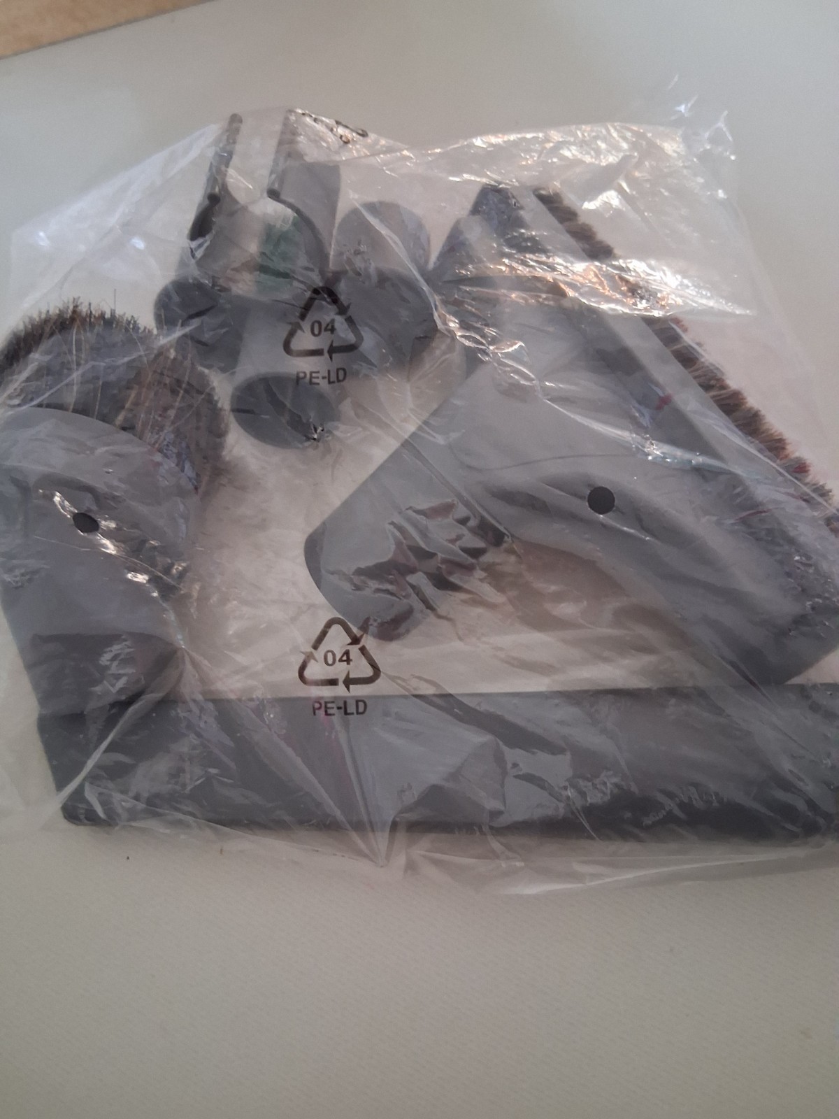 central vacuum attachment set, Gray