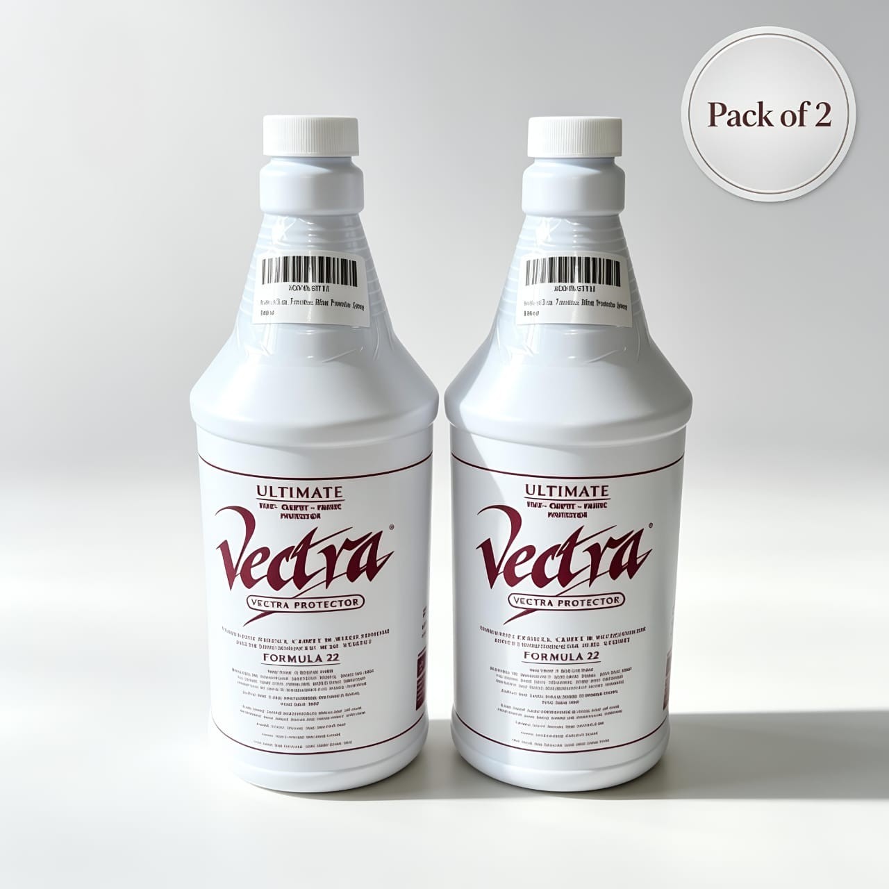Vectra Ultimate Fabric Protector Formula 22 (32oz) – Pack of 2 – Stain Barrier