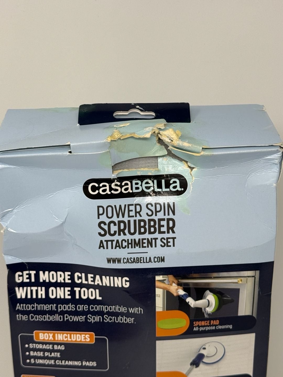 Casabella Power Spin Scrubber Attachment Set