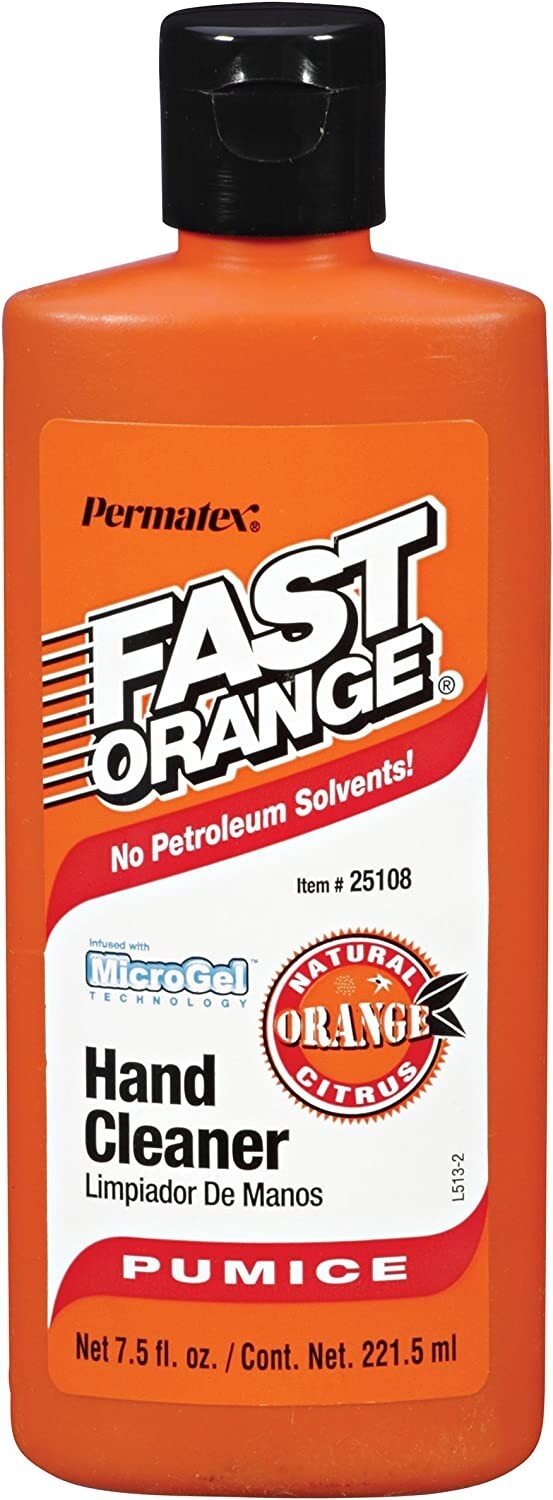 Permatex 25108 Fast Orange Pumice Lotion Hand Cleaner, 7.5 oz.